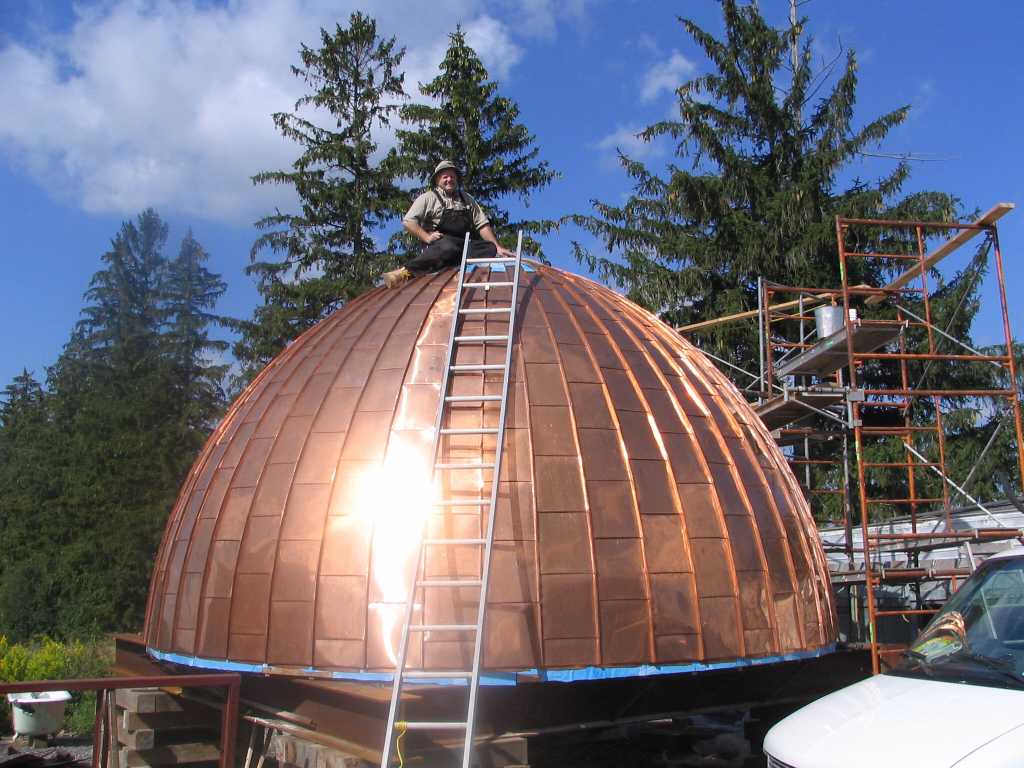 copper roof